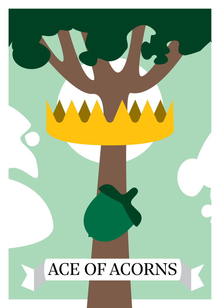 Playing Card Render Acorn 1