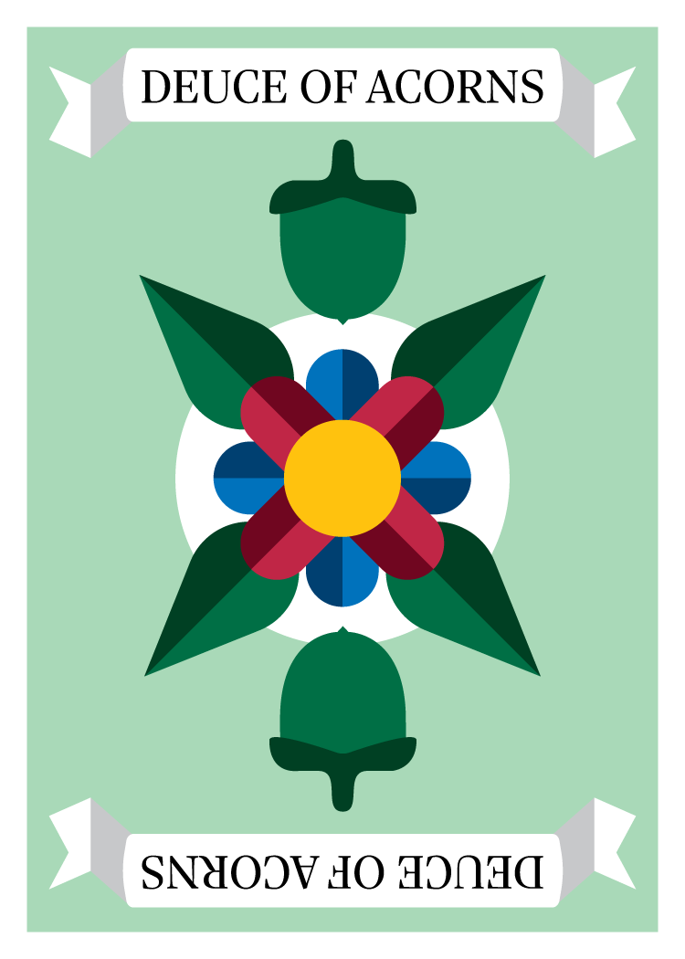 Playing Card Render Acorn 2