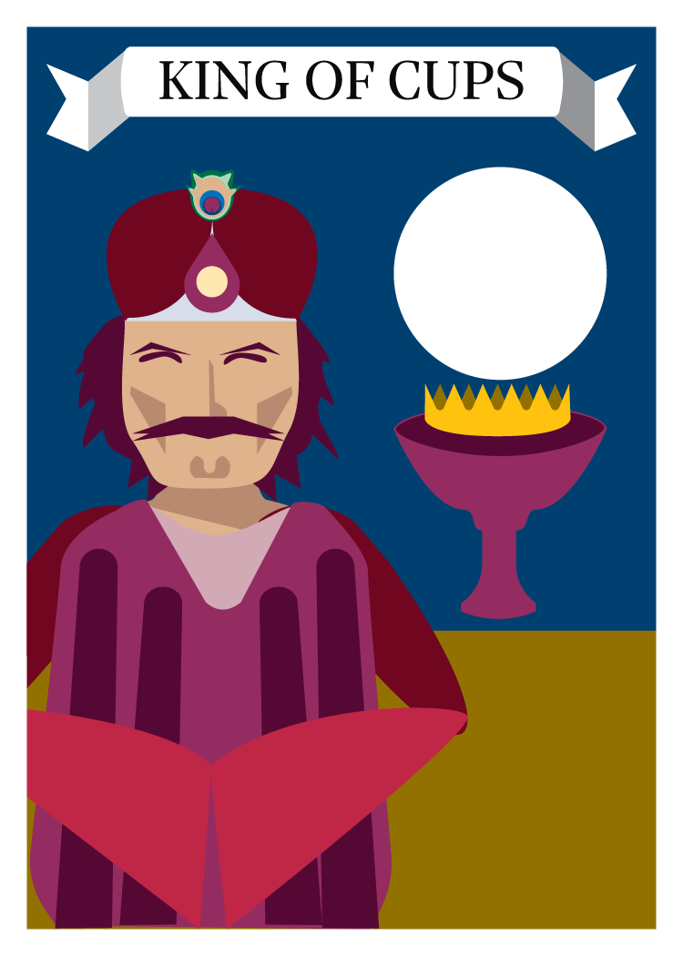 Playing Card Render Cup King