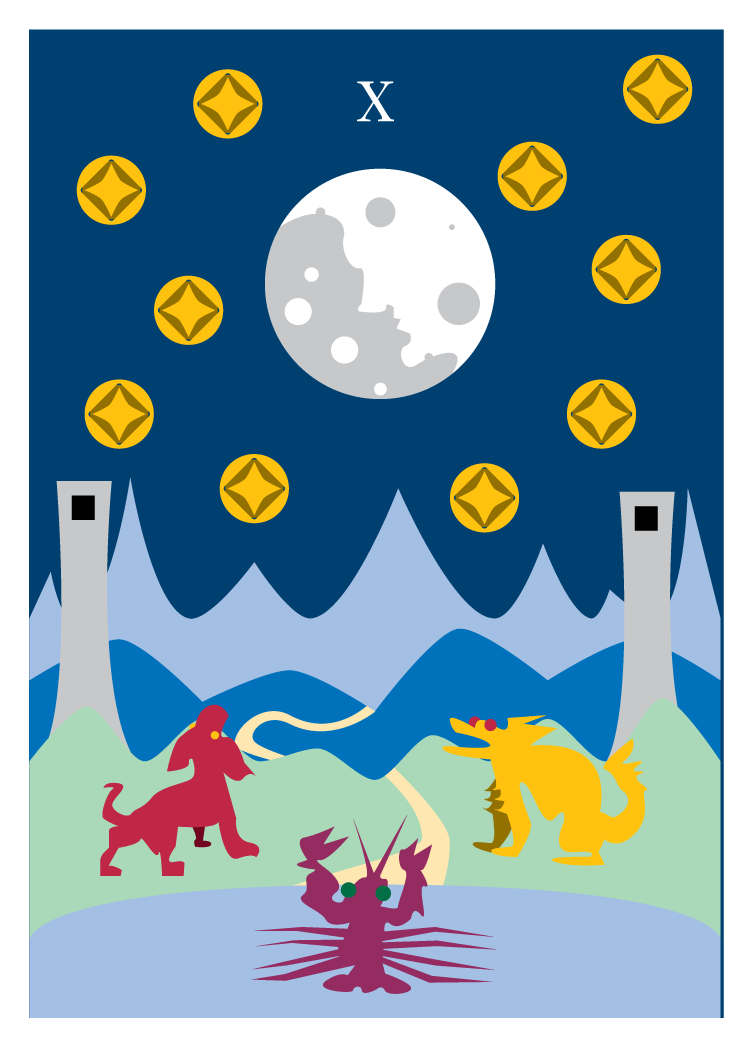 Playing Card Render Coin 10